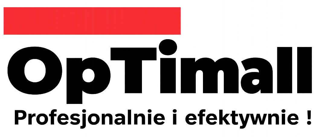 Logo Optimall. Profesjonalnie i efektywnie!